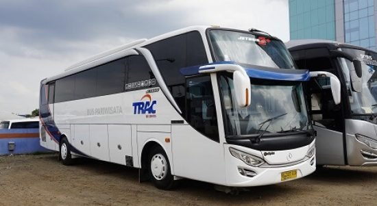 sewa bus wisata lewat TRAC