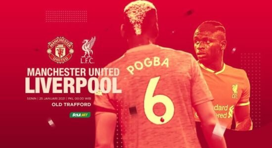 Prediksi Manchester United Vs Liverpool 25 Januari 2021