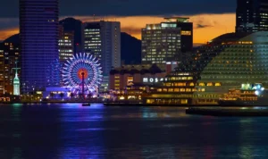 Kobe Harborland Wisata Malam Romantis di Pelabuhan Kobe